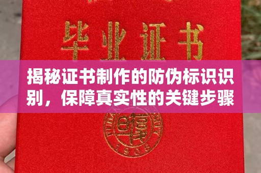 麦盖提揭秘证书制作的防伪标识识别，保障真实性的关键步骤
